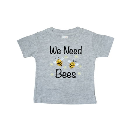 

Inktastic Beekeeping We Need Bees Gift Baby Boy or Baby Girl T-Shirt