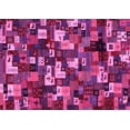 thumbnail image 1 of Ahgly Company Indoor Rectangle Abstract Pink Contemporary Area Rugs, 4' x 6', 1 of 4