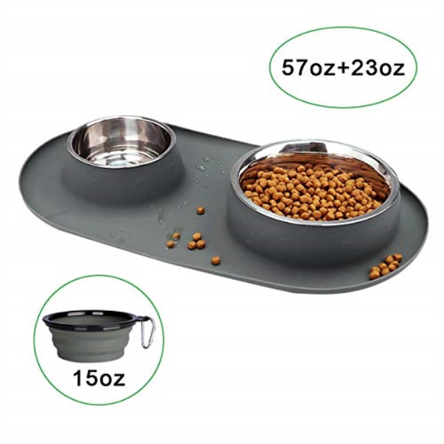 large dog water bowl mat