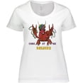 thumbnail image 3 of Inktastic Mardi Gras Come at Me Breaux Crayfish Women's Plus Size T-Shirt, 3 of 5