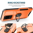 thumbnail image 3 of Samsung Galaxy S20 Ultra Case, Dteck Hybrid Rugged Shockproof Case with Ring Holder Kickstand, Compatible with Magnet Car Mount, Support Wireless Charging For Samsung Galaxy S20 Ultra,Orange, 3 of 7