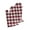 Country Burgundy, variant on Kate Aurora Living 2 Pack Gingham Plaid Checkered Country Farmhouse Oven Mitts - Assorted Colors