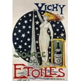 thumbnail image 2 of Unknown 11x14 Gold Ornate Wood Framed with Double Matting Museum Art Print Titled - Vichy, Source Des Etoiles, 2 of 4