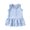 Blue, variant on Girls Sleeveless Tank Dress,Cute Summer Outfits for Girls