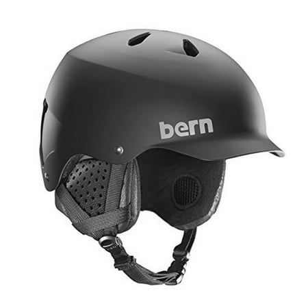 Bern Unisex Watts EPS, Matte Black w/ Black Liner ,  Medium