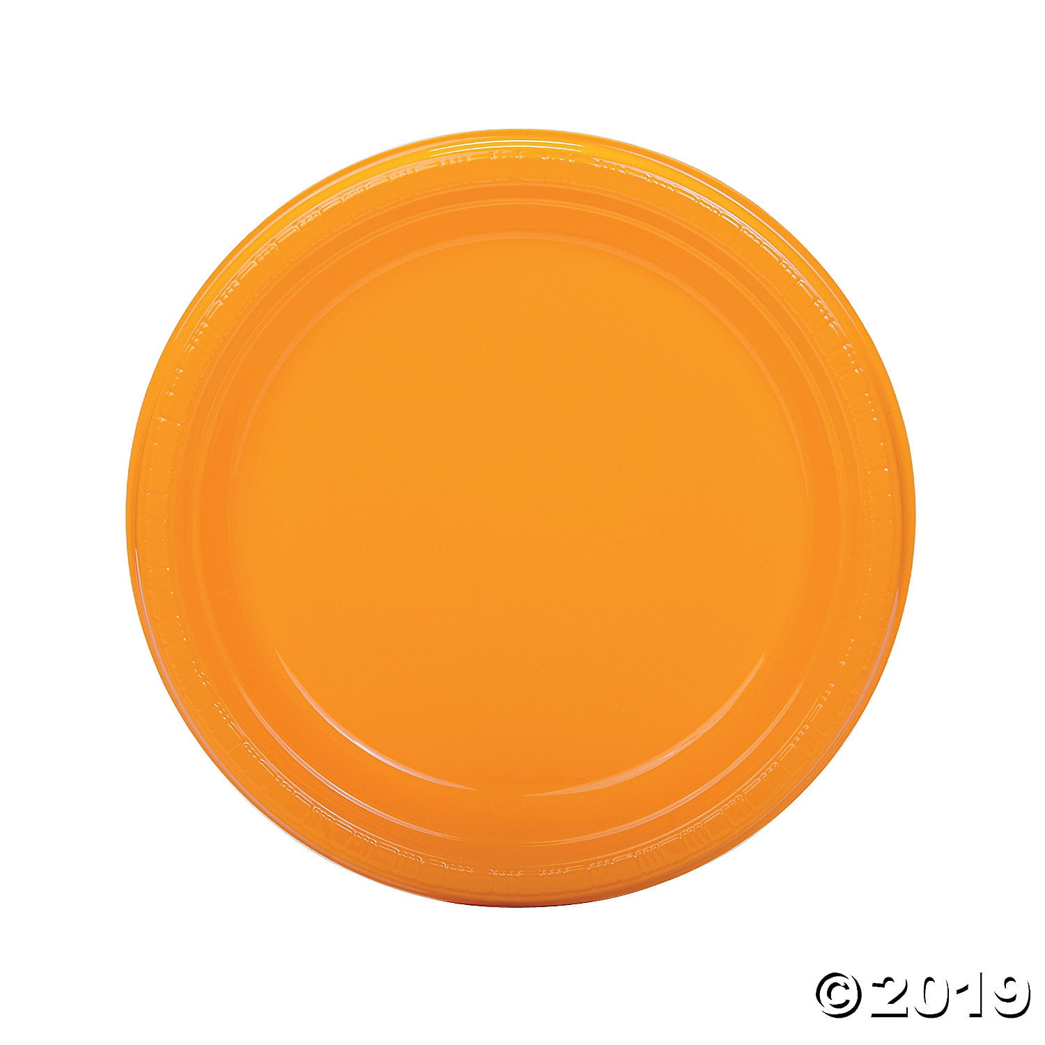 Yellow Plastic Dinner Plates