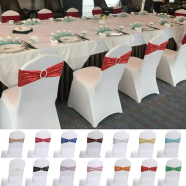 Efavormart Silver Big Payette Sequin Chiavari Chair Slipcover, Wedding ...