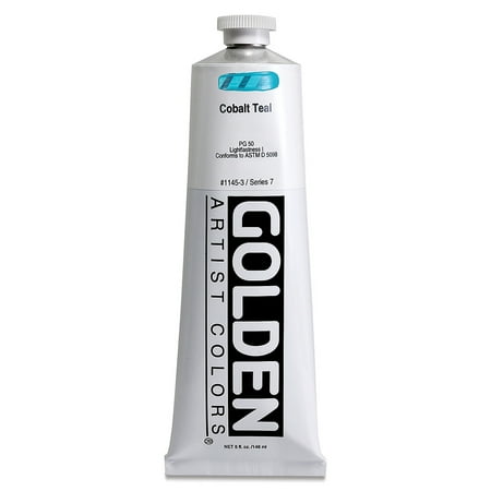 UPC: 0738797114531 | Golden Heavy Body Artist Acrylics – Cobalt Teal  5 oz
