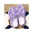 thumbnail image 6 of Eloshman Summer Clogs Non Slip Garden Shoes Women Sandals  Beach Mules Indoor Outdoor Lightweight Slip On Casual Shoes Quick Dry Slides Purple US 7, 6 of 6