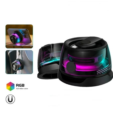Pizens Portable Bluetooth Speaker IPX5 Waterproof Mini Magnetic Bluetooth Speaker