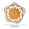 thumbnail image 3 of Grass Woven Wall Decoration Pendant Living Room Decoration Rattan Woven Circular Wall Hanging Decoration, 3 of 5