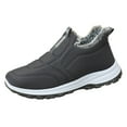 thumbnail image 3 of Oyedens Womens Mens Snow Boots Winter Warm Plush Lined Slip on Walking Loafers Sneakers Work Shoes, 3 of 8