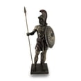 thumbnail image 1 of Greek Hero Ajax the Great Holding Spear and Shield Bronze Finish Statue, 1 of 4
