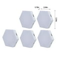 thumbnail image 3 of Hexagonal RGB Light under $5! CQCYD Hexagonal RGB Light Panels, Smart Control LED Wall Light with Music Sync, Game Room Mood Lighting, DIY Background Wall Light for Bedroom Living Room, USB Powered, 3 of 7