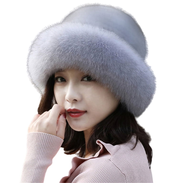 CKLC Faux Fur Trimmed Winter Fashion Hat for Women  display picture 1