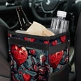 thumbnail image 6 of Hearts Battle Leak-Proof Foldable Car Garbage Can with Lid and Hanging Storage Bag - Mini Trash Can for Car Trash Can, 6 of 6