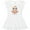 AA-White, variant on Inktastic Meditating Sloth Girls Baby Dress
