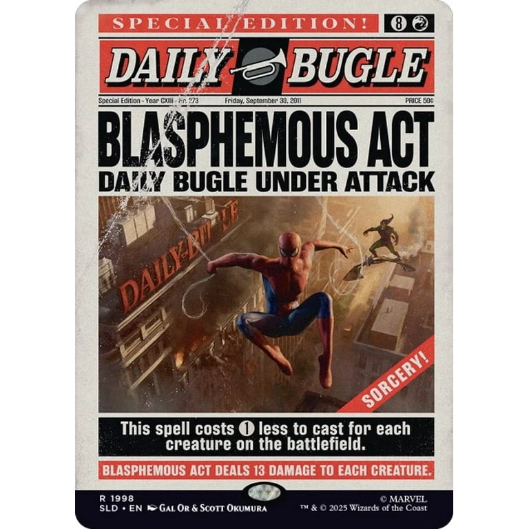 MTG SLD 高品質 Daily Bugle Breaking News Foil Magic the Gathering