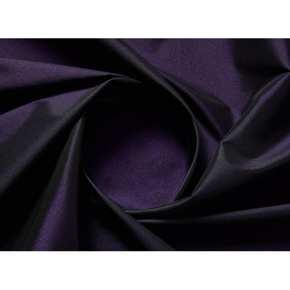 Zelouf Solid Sovereign Double-Face Stretch Taffeta , Sewing, DIY, Crafts Fabric by the Yard, Purple, 3 Yard