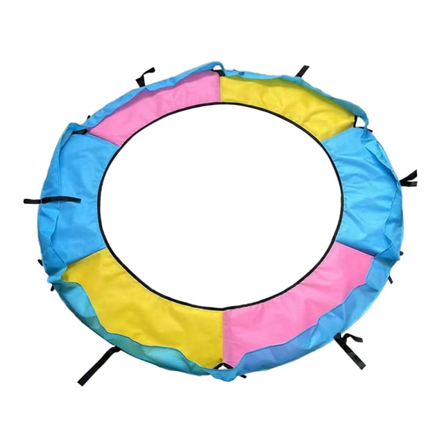 Cubierta de resorte para trampolín kusrkot Borde antidesgarro Amarillo Azul Rojo