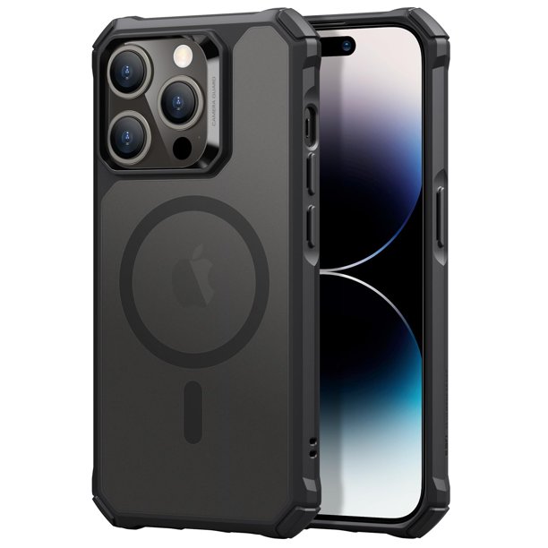 Funda de teléfono ESR Air Armor HaloLock para iPhone 14 Pro negra