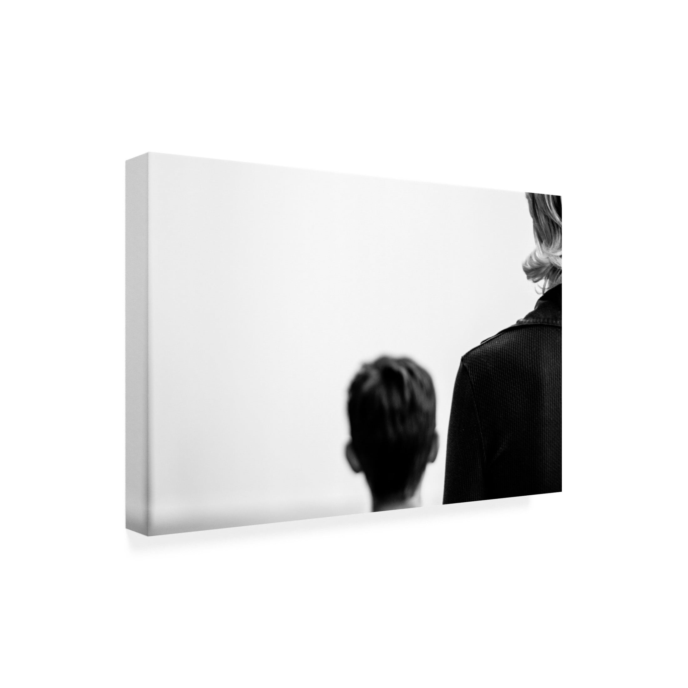 Canvas Wall Art - Flavio Petrone 'Mother And Son ' Wall Art for Living Room, Bedroom, or Office D?cor by Trademark Fine Art - 47 x 30 Inches
