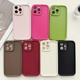 thumbnail image 2 of Simple Solid Color For Apple 14promax Mobile Phone Case For IPhone13 All-inclusive 12/11 Silicone Anti-fall 15Pro Soft Shell XS/XR Premium 7/8G, 2 of 5