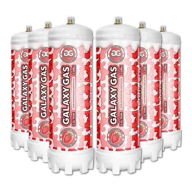 **BULK BUY 6 2.2L Tanks** Galaxy Gas JUMBO XXL (1,100g) N20 Nitrous