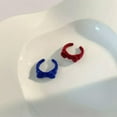 thumbnail image 6 of GKNET 1Pc Temperament Flocking Klein Blue Burgundy Bow Adjustable Open Ring For Wo WY4-Red-, 6 of 8