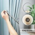 thumbnail image 5 of Magnetic Curtain Tiebacks 4 Pack Cotton Boho Curtain Tie Back Decorative Rope Holdbacks for Curtains Draperies Outdoor Window Treatment Holdbacks, Cream, 5 of 12