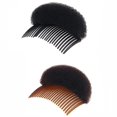 thumbnail image 1 of 2 piezas encantadoras inserciones de volumen para aumentar el volumen, peine para el cabello, herramienta para hacer moños, accesorios para peinar la base del cabello de colmena para mujeres y niñas (, 1 of 5