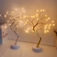 thumbnail image 5 of Tira de luz LED blanca cálida 108 luces para árbol JM, 5 of 5