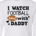 thumbnail image 4 of Inktastic I Watch Football with My Daddy Long Sleeve Youth T-Shirt, 4 of 5