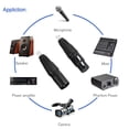thumbnail image 3 of TopLLC For Card 20 Foot Female To Male XLR Mic Cable White 0., 3 of 6