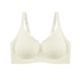 thumbnail image 3 of WAYUTE Women's Bras Seamless Jelly Strip Solid Color Light Support Lift Comfort Wireless Bra for Soft Push up T Shirt, 3 of 6