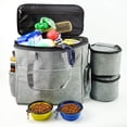 thumbnail image 2 of Bolsa de viaje para mascotas de 15 l Bolsa de suministros para mascotas Tazón para perros Perro, 2 of 8