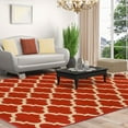 thumbnail image 2 of Superior Modern Clio Indoor Area Rug, 8' x 10', Red, 2 of 5