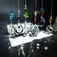 thumbnail image 3 of Dalrosia Suncatchers Crystal Chandelier Prism Hanging Ornament for Window Home Garden,Rainbow Maker Crystal Pendant, 3 of 4