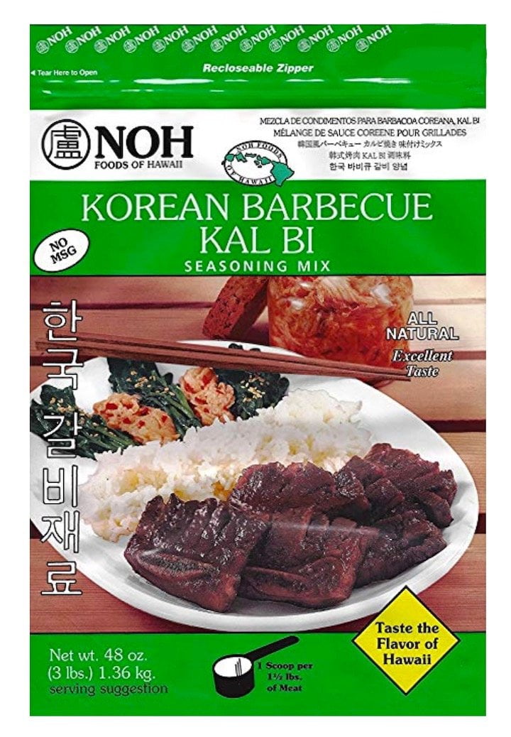 NOH Foods of Hawaii Korean Barbecue (Kal Bi) Seasoning Mix, Kalbi, 3