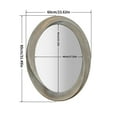 LUVODI Wall-Mounted Art Mirror Antique Baroque Hanging Bathroom Mirror ...
