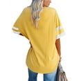 thumbnail image 3 of Sherrylily Women Oversized T Shirts Tees Half Sleeve V Neck Tops S-2XL, 3 of 3