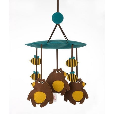 3 Sprouts Nursery Mobile, Brown Bear