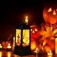 thumbnail image 3 of LHWEN Festival LED Halloween Square Wind Lights Battery Powered Indoor Outdoor Bar Decoration for Home Parties Holiday Prom Desk Table Patio Fence Hanging Halloween Themed Decor IP44 Candle, 3 of 6