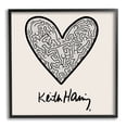 thumbnail image 5 of Stupell Industries Keith Haring People Inside Heart Pattern Text Framed Wall Art, 12 x 12, Design by Ros Ruseva, 5 of 5