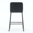 thumbnail image 6 of Home 2 Office 26" Lakeview Faux Leather Barstools in Black (Set of 3), 6 of 8