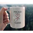 thumbnail image 3 of Proud to Be a Nurse Ceramic Mug-11oz Coffee Milk Tea Mug Cup with Handle,Nurse Appreciation Gifts,Nurse Week Gifts,Gifts for School Nursing Students, 3 of 5
