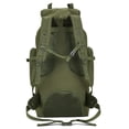 thumbnail image 3 of Mochila de senderismo y camping HongXingHai 100L impermeable verde militar, 3 of 9