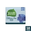 Seventh Generation Ultra Thin Pads with Wings Regular Absorbency Chlorine Free Pads 18 count