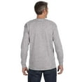 thumbnail image 2 of Mens 6.1 oz. Tagless ComfortSoft Long-Sleeve T-Shirt 5586 (5 PACK), 2 of 2