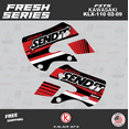 thumbnail image 2 of Kalair GFX Graphics Kit for Kawasaki KLX110 (2002-2009) Fresh Series, 2 of 5
